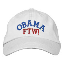Obama FTW (for the win) Embroidered Cap Embroidered Hat