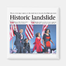 Obama: Historic Landslide Magnet
