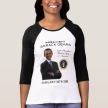 Obama Inauguration Day Ladies T-shirt