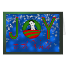 Obama Joy to the World Christmas Card