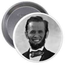 OBAMA LINCOLN PINBACK BUTTONS