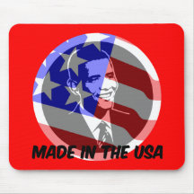 Obama made in the USA Mousepad