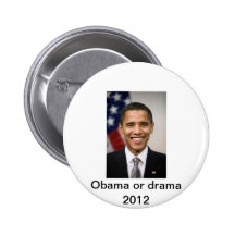 obama or drama pin