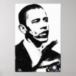 Obama Painting Print
