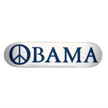 Obama Peace Symbol Skateboard