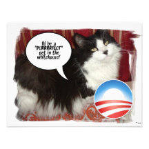 Obama Pet/Political Humour Custom Invite