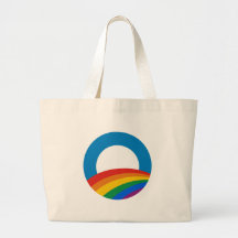 Obama Rainbow Canvas Bags