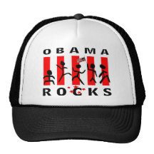 Obama Rocks Trucker Hats