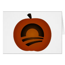 Obama Scariest Jack-O-Lantern Cards