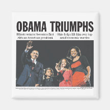 Obama Triumphs Magnet