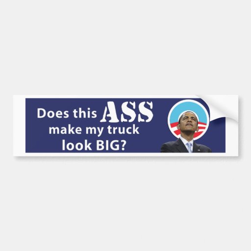 Obama Truck 11x3 copy Bumper Stickers