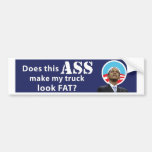 Obama Truck Fat 11x3 copy Bumper Stickers