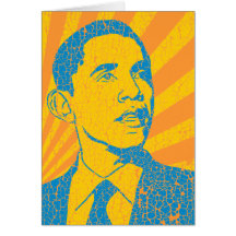 Obama Vintage Greeting Card
