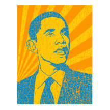 Obama Vintage Postcard