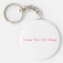 Obama Vote For Change Key Chains