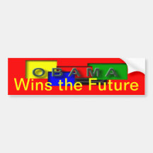 Obama  Wins Bumper Stickers