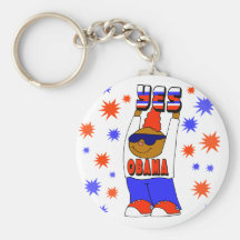 OBAMA WINS FOR KIDS KEY CHAIN