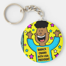 OBAMA WINS FOR KIDS KEY CHAINS