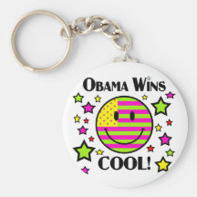OBAMA WINS FOR KIDS KEY CHAINS