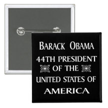 OBAMA WINS! PINBACK BUTTON