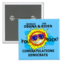 OBAMA WINS! PINS