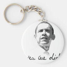 Obama: Yes We Did Keychain