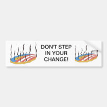 OBAMAS CHANGE BUMPER STICKER