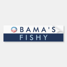 Obama's Fishy Bumper Stickers