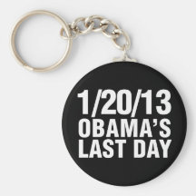 Obamas Last Day 1/20/13 Key Chains