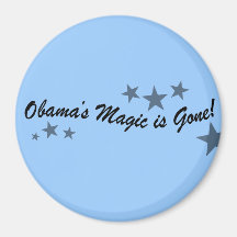 Obamas Magic Is Gone Refrigerator Magnets