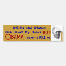 Obama's Style Health Care Bumper Stickers