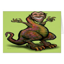 Obamasaurus Rex Card