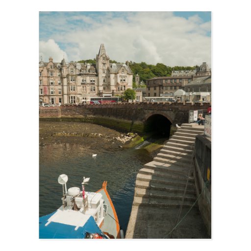 Oban Harbour Post Card