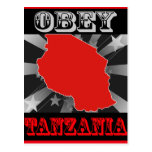 Obey Tanzania Post Card
