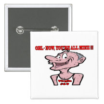 OBL - Now, You're All Mine !!!! Virgin #69 Button