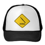 Oboe Crossing Highway Sign Hat