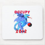 Occupy 2012 - occupy movement water dragon mousepads