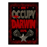 Occupy Darwin OWS protest 99 strong poster posters