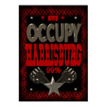 Occupy Harrisburg OWS protest 99 strong poster posters