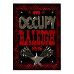 Occupy Raleigh OWS protest 99 strong poster posters