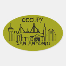 Occupy San Antonio Stickers