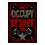 Occupy Sydney OWS protest 99 strong poster posters
