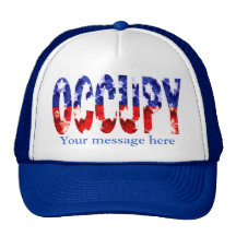 Occupy USA Flag Cap Hat