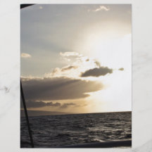 Ocean at Sunset Full Color Flyer