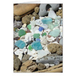 Ocean Beach Sea Glass Seashells Fossils Cards