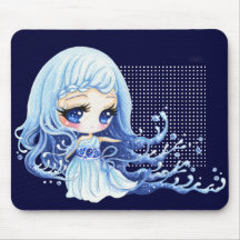 Ocean girl mouse pads