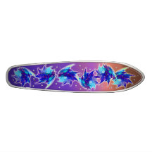 ocean shells skateboard deck