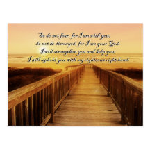 Ocean, Sunset and Bible Verse Postcards