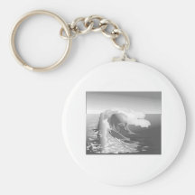 Ocean Surfer Keychain