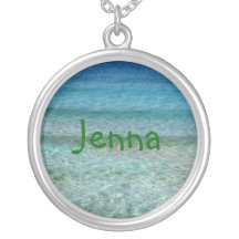 Ocean Water Personalised Pendent Pendant